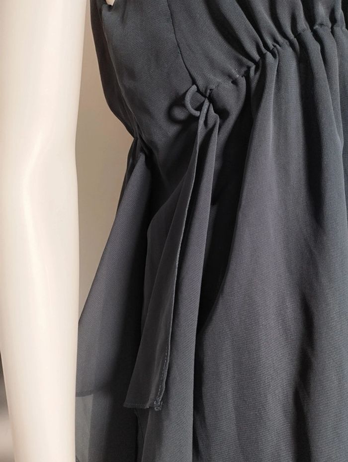 Robe bleue marine Naf Naf taille 38 - photo numéro 3