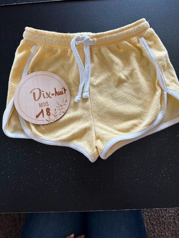 Short éponge kiabi 18 mois