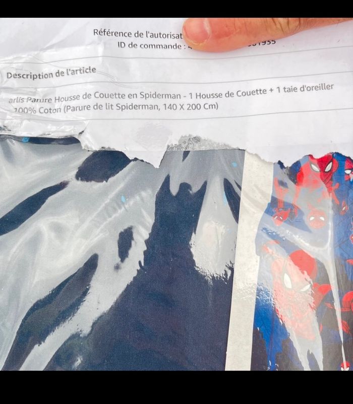 Housse de couette Spiderman - photo numéro 2