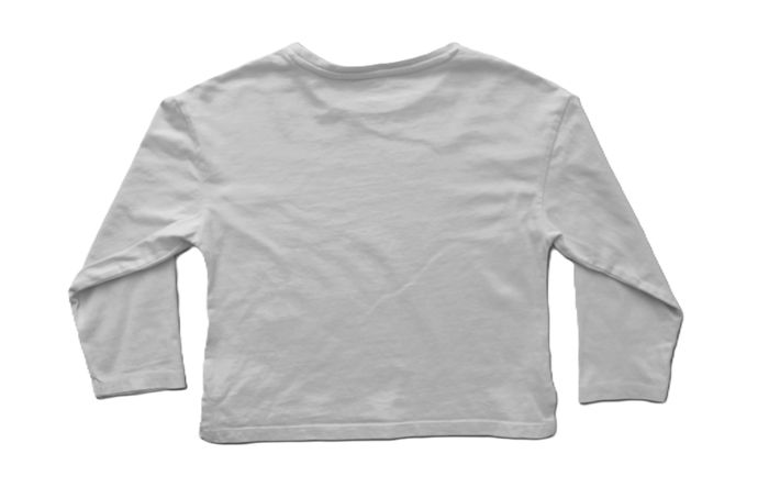 T shirt beige manches longues. Kiabi. 6 ans. 114 - 119 cm. - photo numéro 3