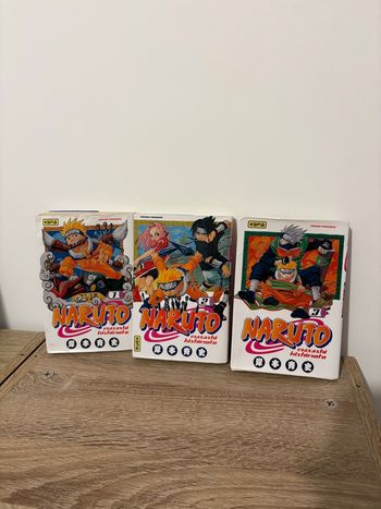 Manga naruto n.1,2,3 bonne état 