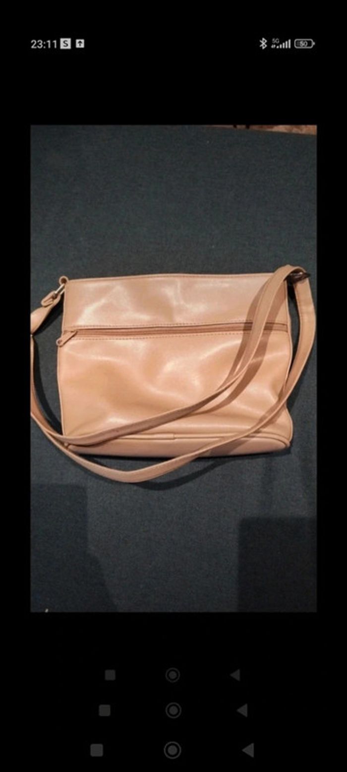 Sac à main vintage gris - photo numéro 5