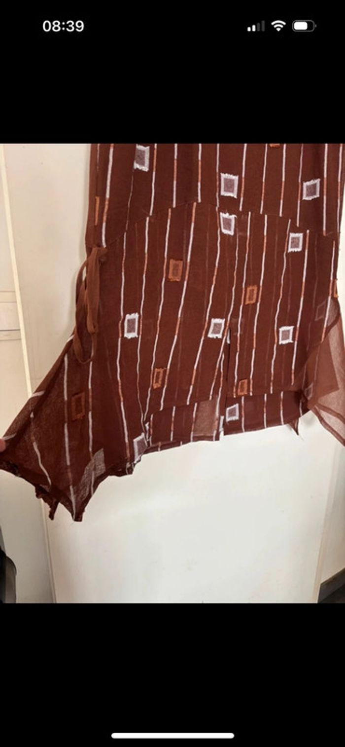 Superbe ensemble marron original neuf Alexo taille 46/48 - photo numéro 10
