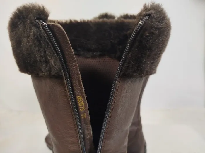 Bottes marron sans talon femme - Geox T 38 - photo numéro 10