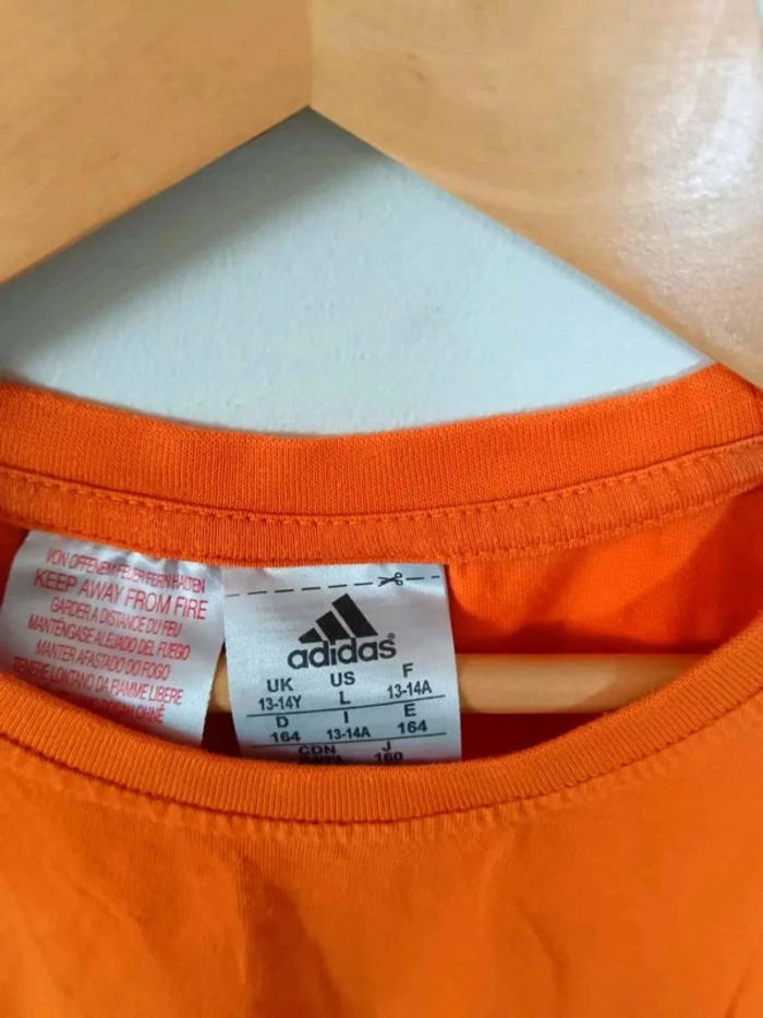 C3 t-shirt orange Adidas 13-14 - photo numéro 3