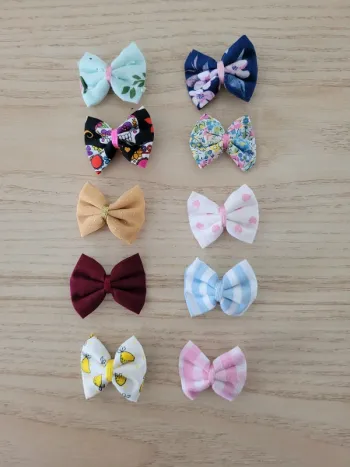 Lot de 10 petites barrettes