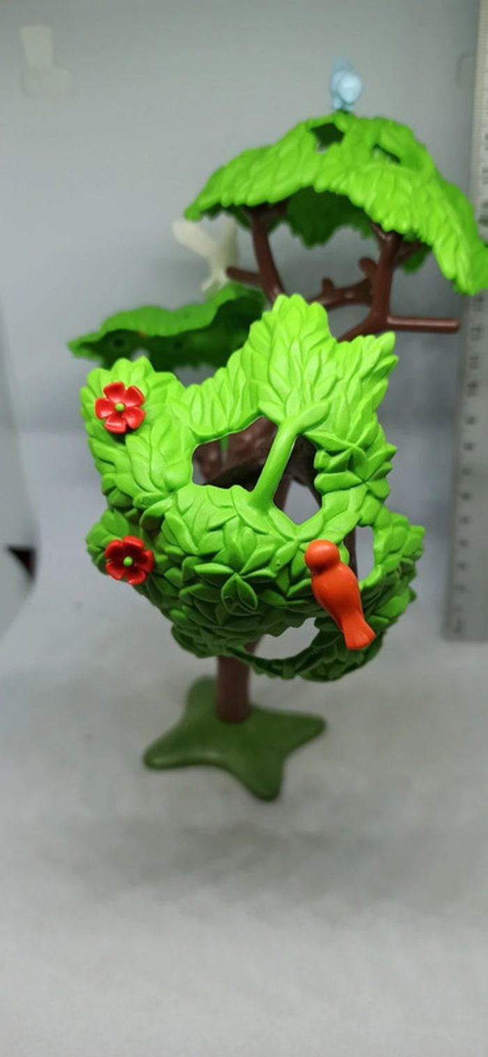 Arbre avec oiseaux et fleurs playmobil - photo numéro 2