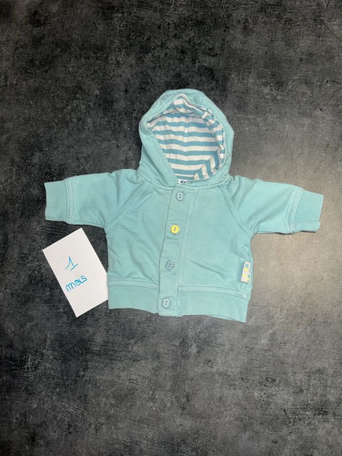 Gilet bebe avec capuche