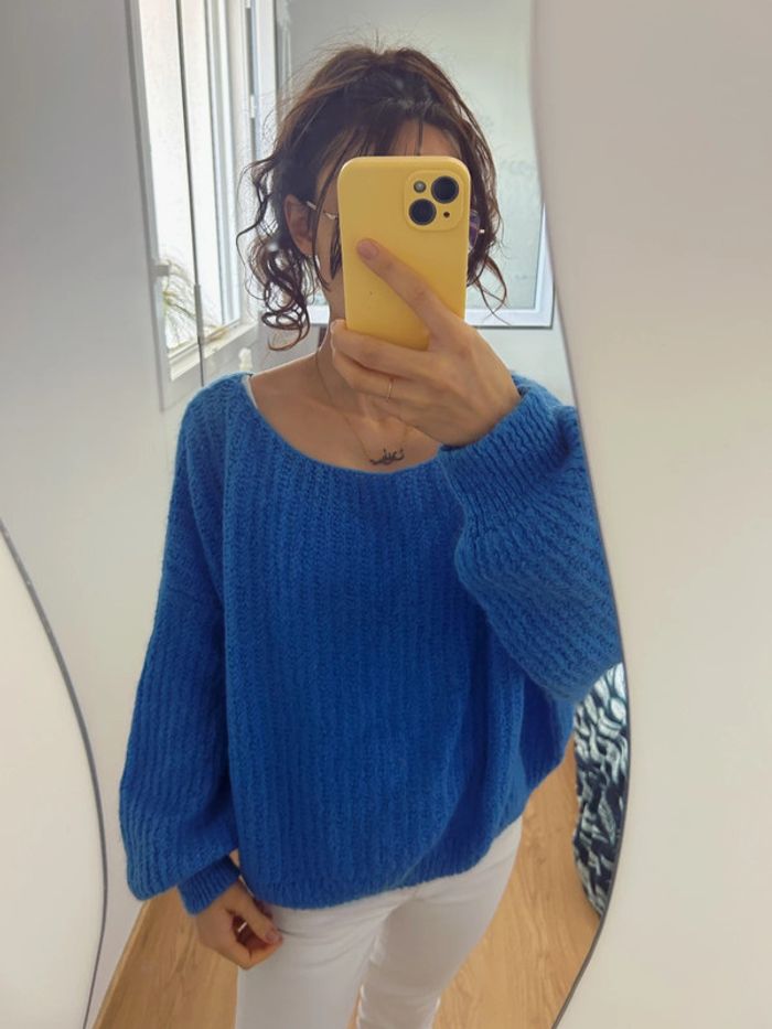 Pull vintage laine et mohair Andromède - photo numéro 6