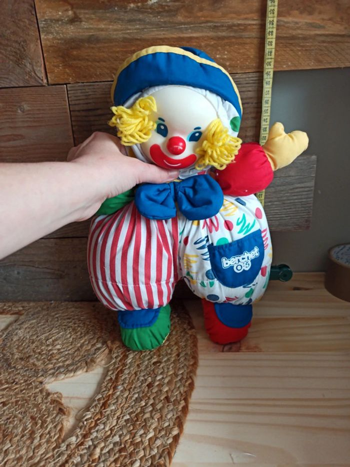 peluche vintage clown Berchet - photo numéro 5