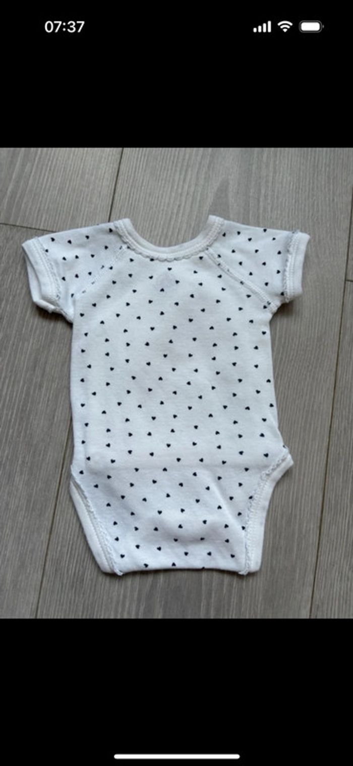 Body Petit Bateau taille naissance - photo numéro 3