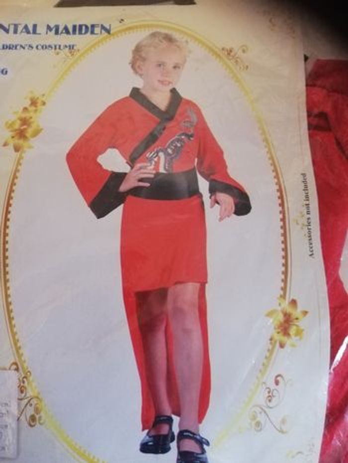 Déguisement enfant fille la chinoise 4-6ans - photo numéro 2