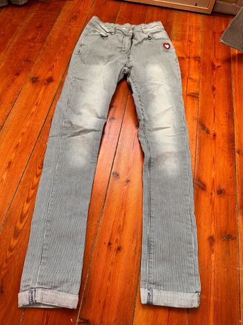 Jeans rayé 12ans orchestra