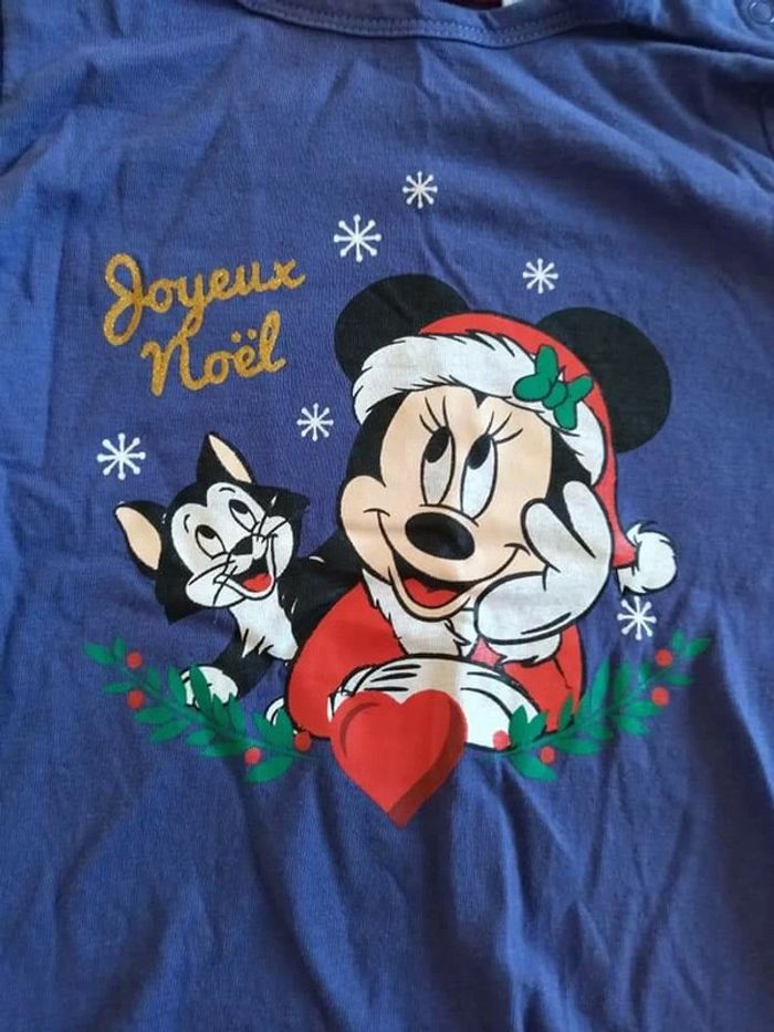 T-shirt Disney Minnie Noël 18 mois - photo numéro 2