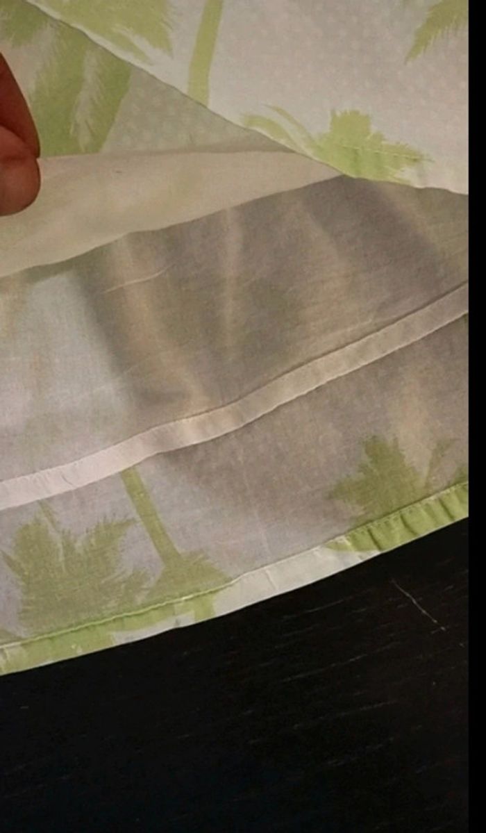 Robe courte d'été  a bretelles palmier 5 ans - photo numéro 3