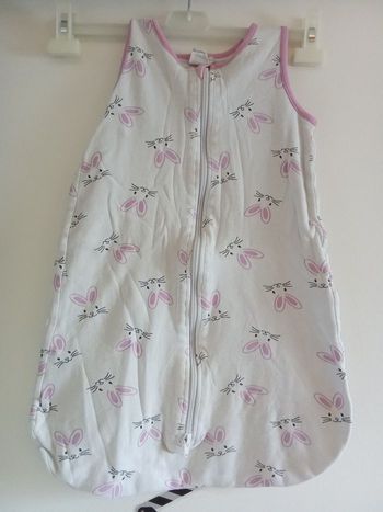 Turbulette, gigoteuse bébé fille Tog 2 mi saison, motif lapin, naissance à 3,6 mois environ