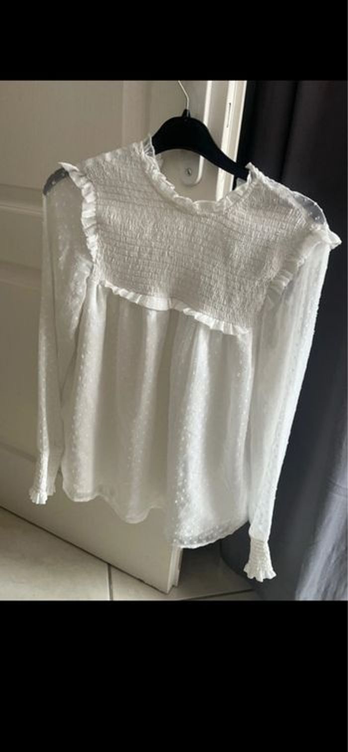 Blouse blanche femme