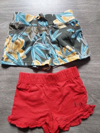 Lot shorts fille