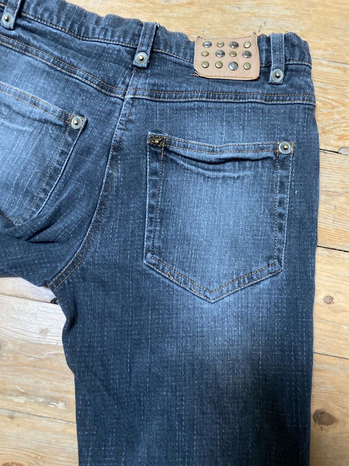 Jeans bootcut gris foncé 10 ans pulcino - photo numéro 8