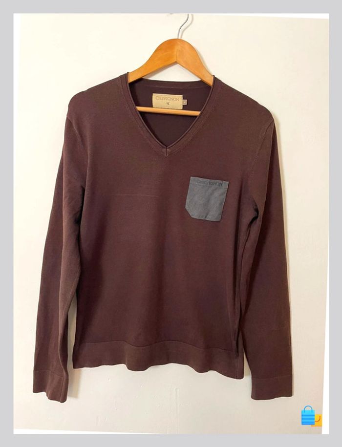 Pull léger Chevignon – Marron – Taille M – Homme