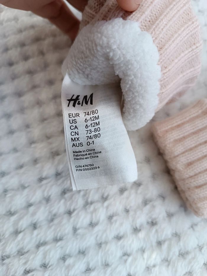 Moufles H&M 6-12 Mois – Roses, Douces & Chaudes - photo numéro 5