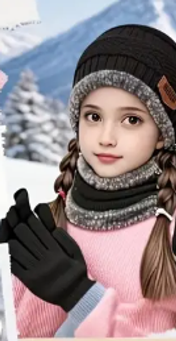Ensemble Hiver 3-en-1 – Chaud, Stylé et Complet !