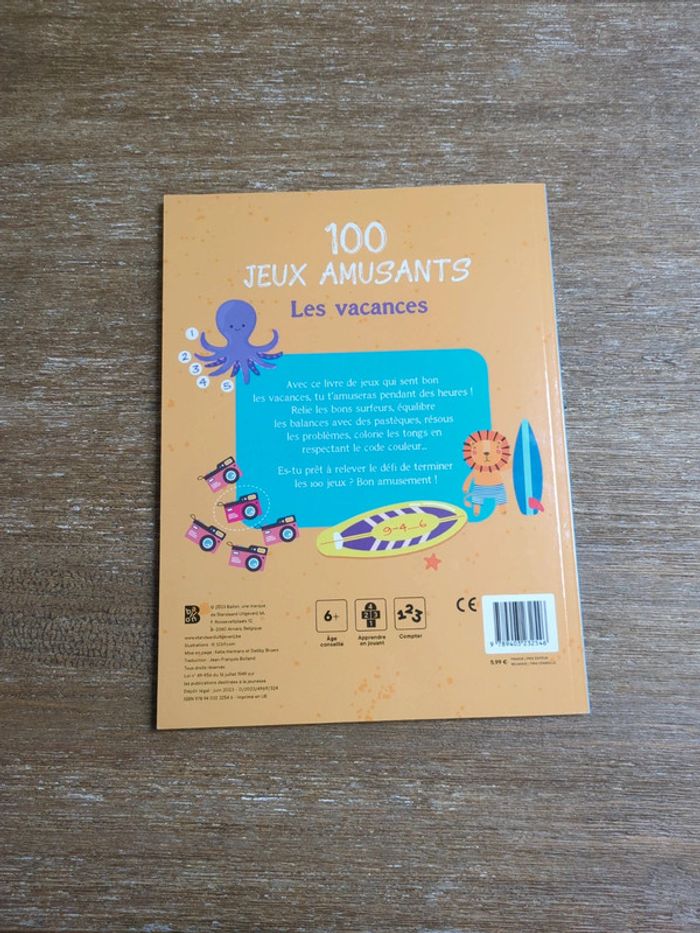 Livre cahier jeux vacances neuf enfant 6 ans cp - photo numéro 4