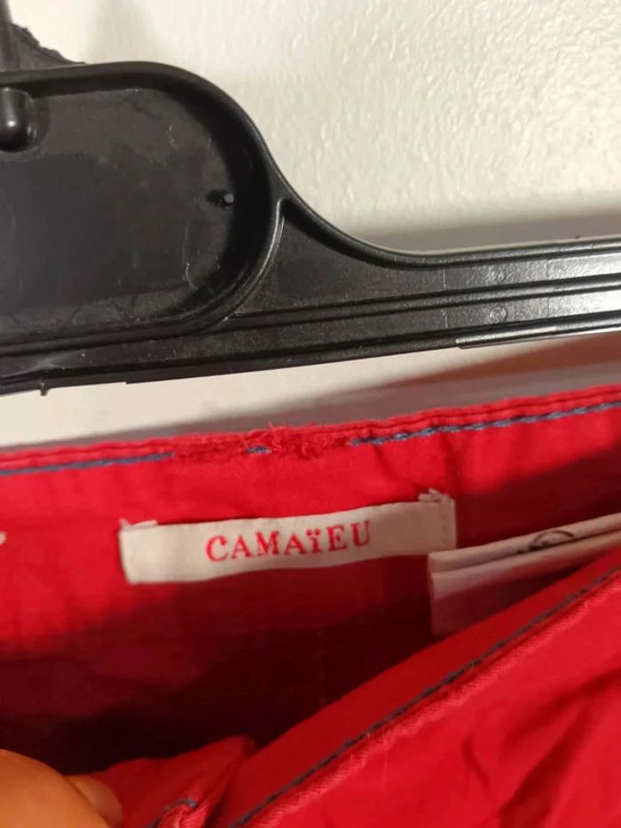 C9 short rouge camaïeu 36 - photo numéro 3