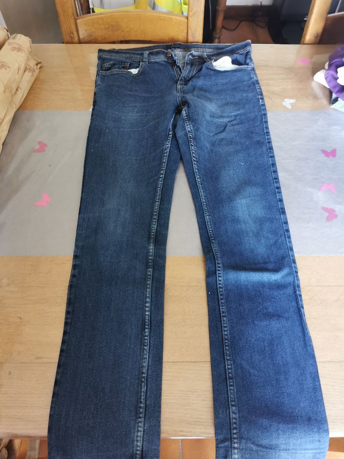jeans bleu slim