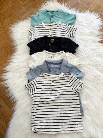 Lot 6 t-shirts garçon KIABI – Taille 18 mois – Très bon état