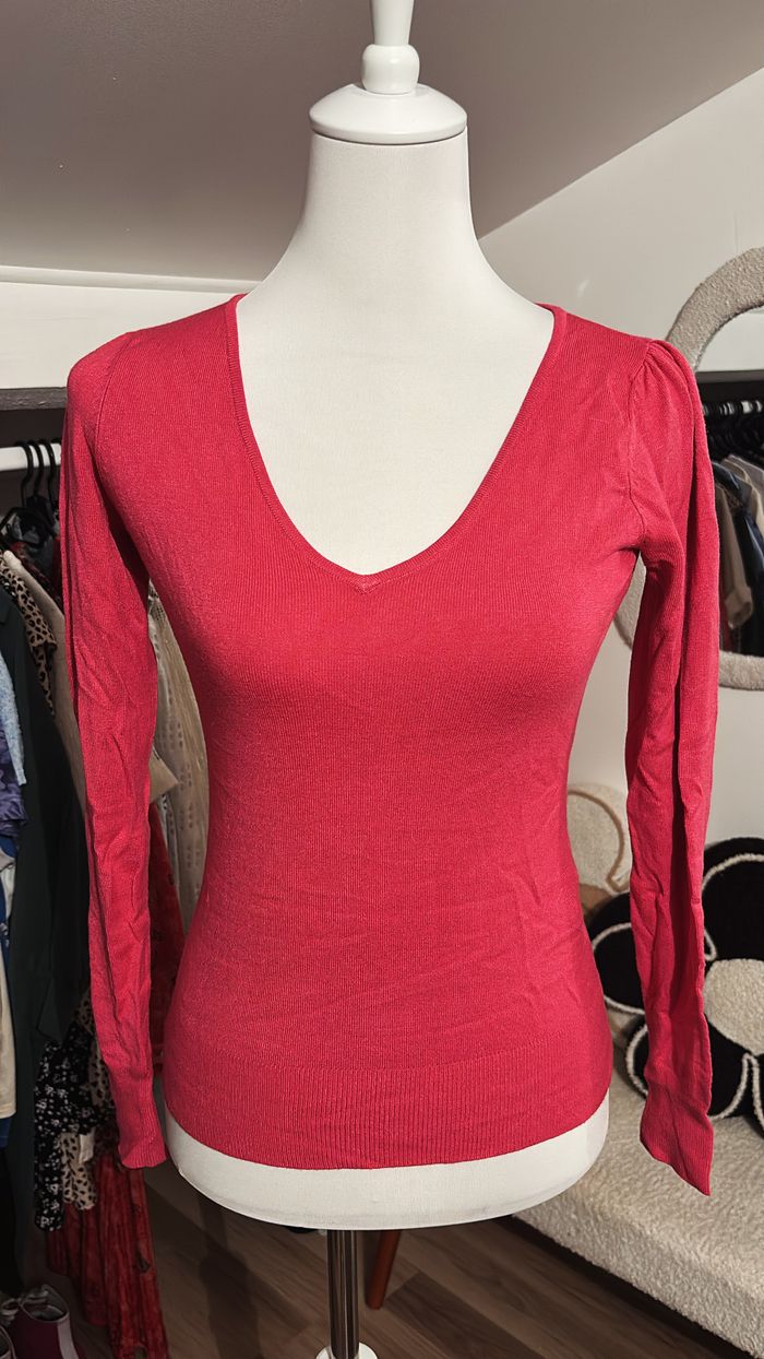 Sous pull fin rose Camaïeu T34 - photo numéro 1