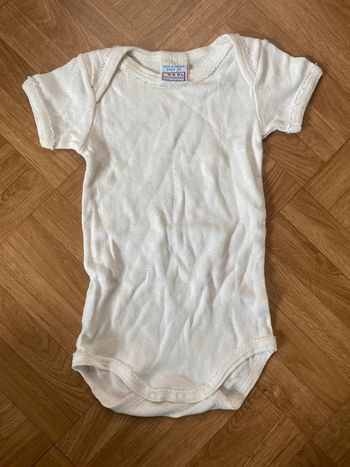 Body à manches courtes vintage Petit Bateau