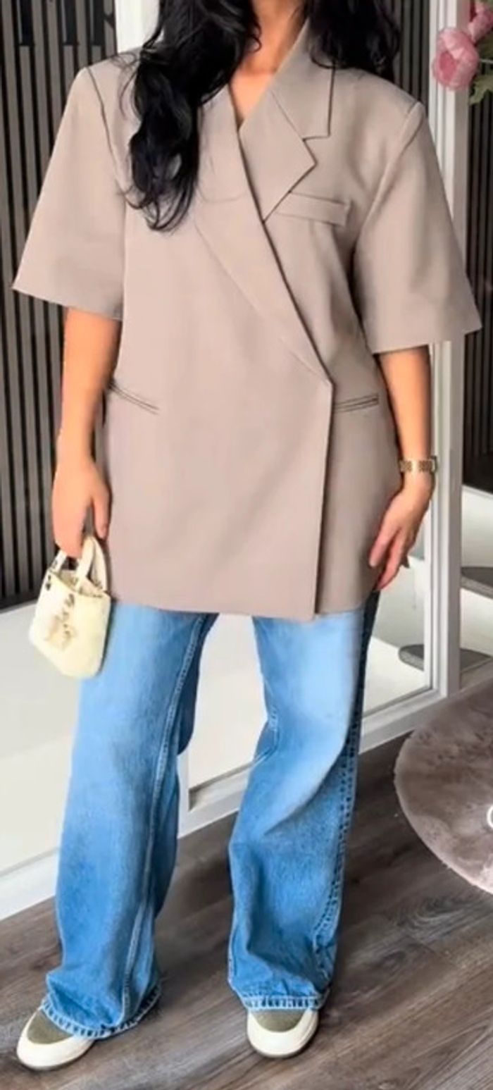 Blazer manche courte