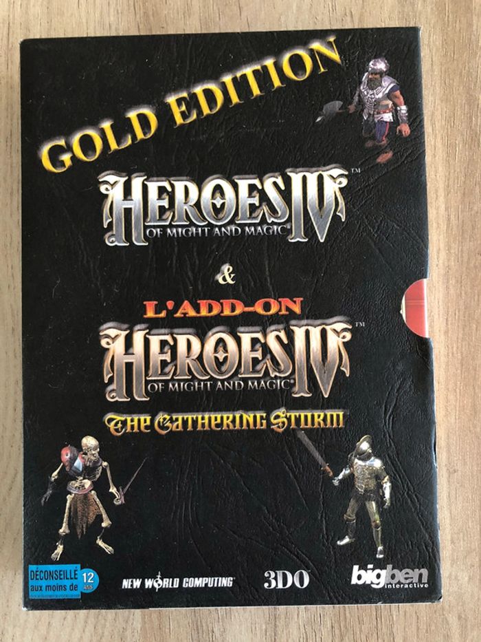 Jeux pc vintage coffret gold édition Heroes IV4 - photo numéro 1
