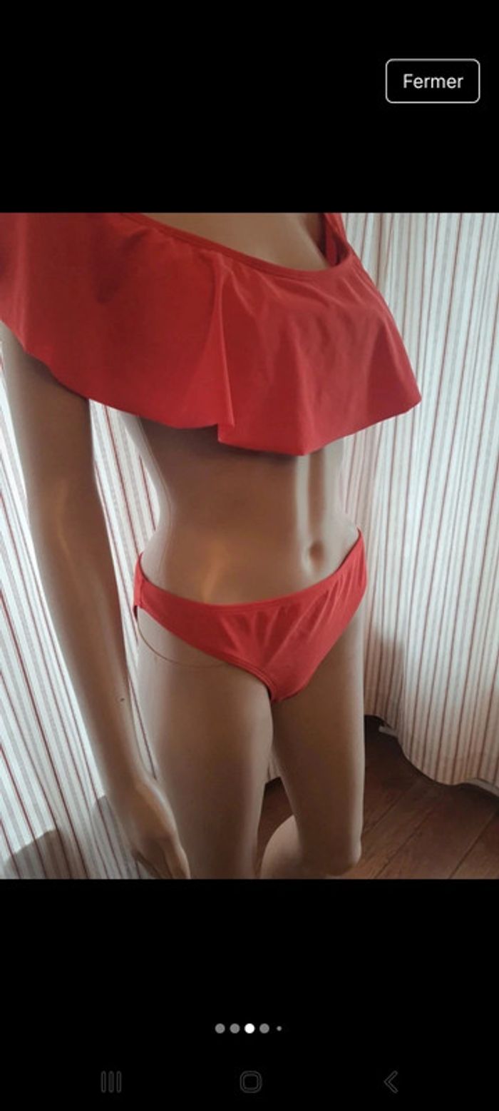 Jolie Bikini Pimkie rouge fr 42 trés bonne état - photo numéro 3