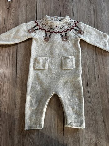 Combinaison chaude Noël 12mois