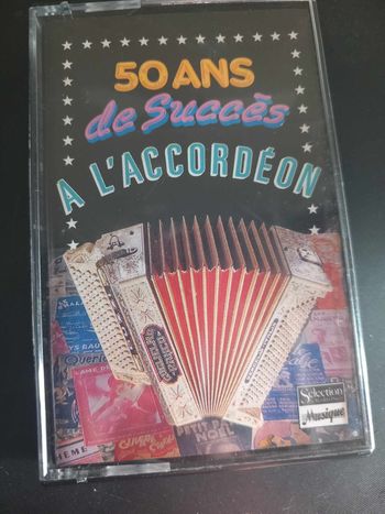 Cassette audio 50 ans de succès à l'accordéon