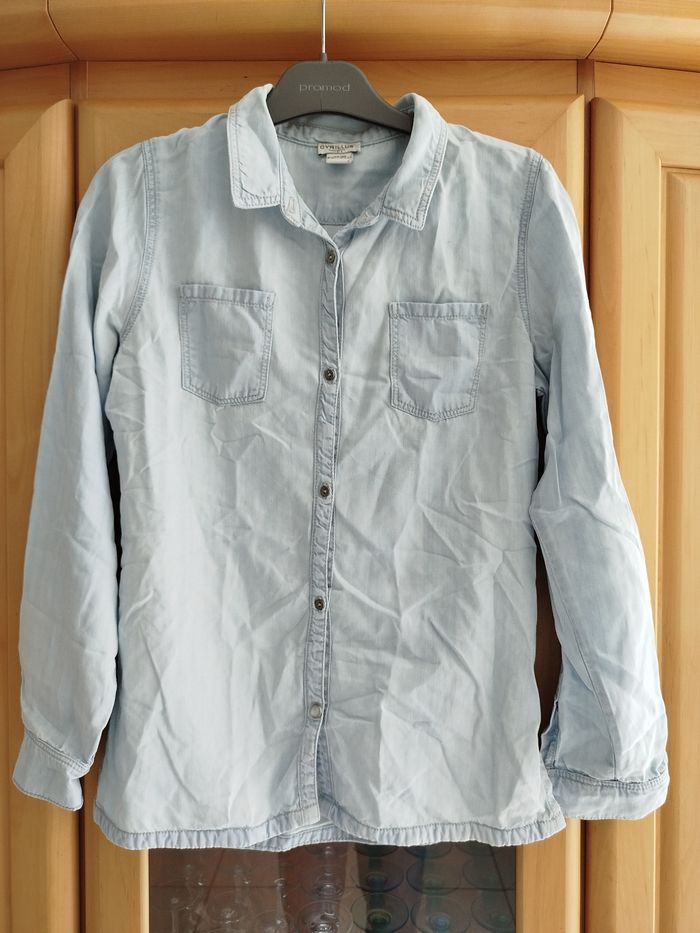 Chemise en jean Cyrillus taille 14 ans