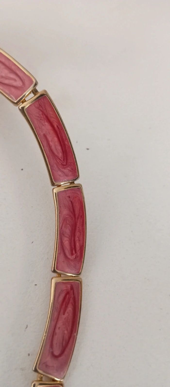 Ras du cou façon Monet plaques email - photo numéro 6