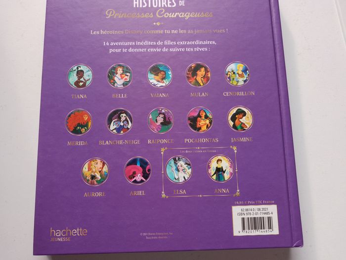 Livre Histoires de princesses courageuses Disney - photo numéro 7