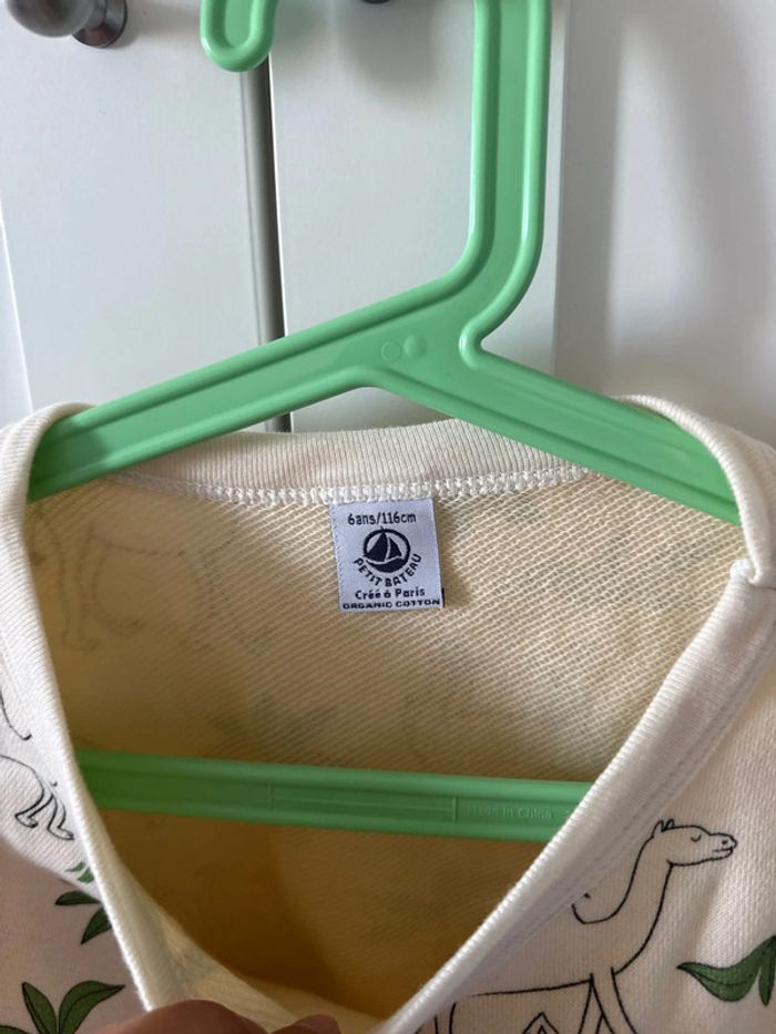 Sweat petit bateau 6 ans - photo numéro 2