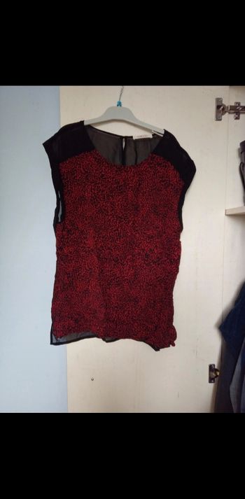 Blouse avec dos transparent