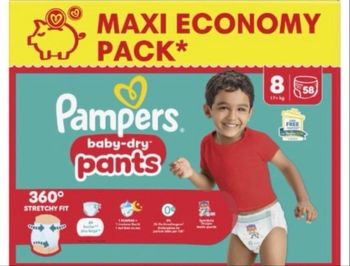 Pampers taille 8