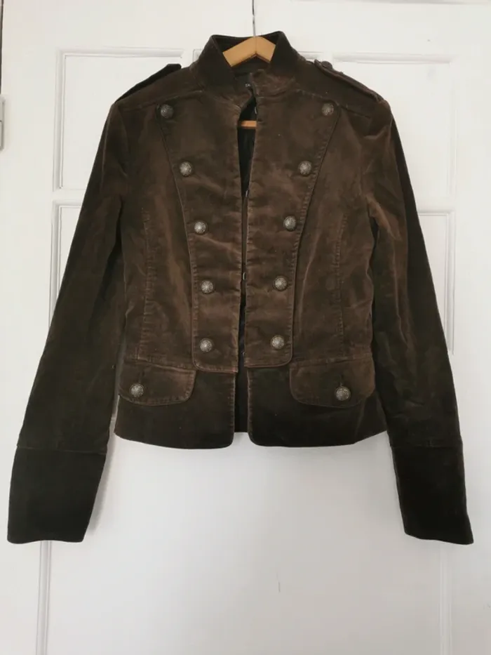 Veste Zara mode en velours
