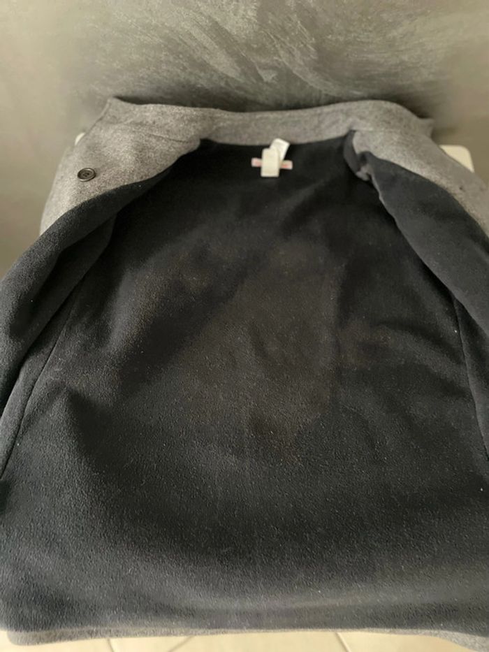 Manteau gris fille enfant bonpoint - photo numéro 6