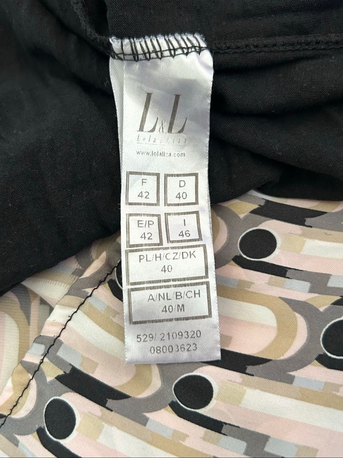 Robe imprimée satinée sans manches LolaLiza taille française 42 TBE - photo numéro 10