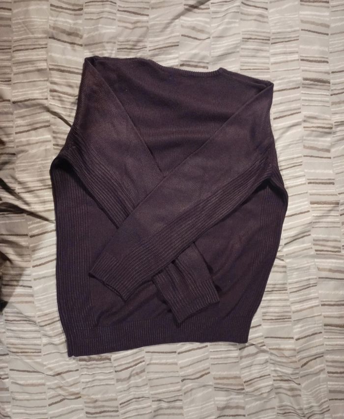 Pull taille M owk homme violet - photo numéro 6