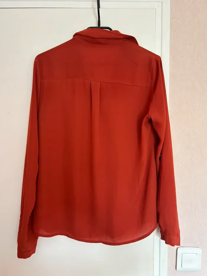 Blouse orange brûlé - photo numéro 3
