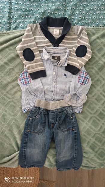 Ensemble garçon  9-12mois