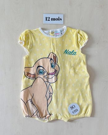 Barboteuse été bébé Simba 12 mois 80 cm